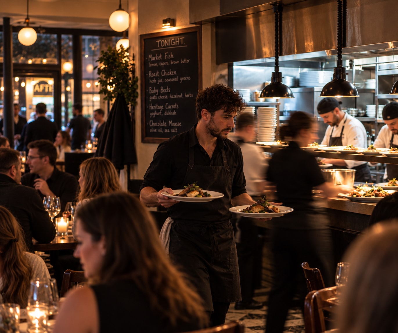 Restaurants: a working restaurant in Ireland